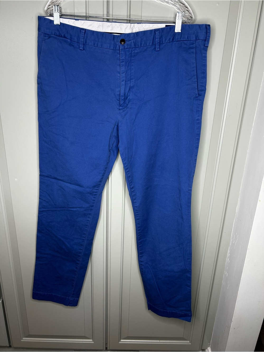 Polo Ralph Lauren Men's chino Classic stretch slim fit Blue Pants 38W x 32L